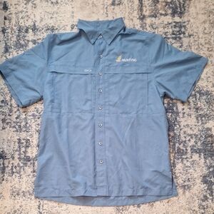 GameGuard Outdoors Men’s Short-Sleeve Button-Up Shirt–Size Large